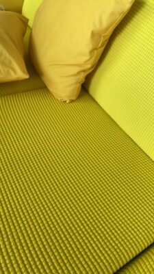 כיסוי כרית למושב ספה צהוב photo review
