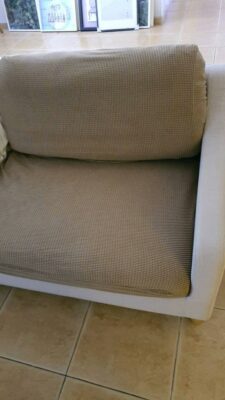 כיסוי כרית למושב ספה חום בהיר photo review