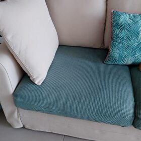 כיסוי כרית למושב ספה תכלת photo review